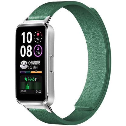 Bracelet de montre magnétique en silicone à texture litchi xDfind, For Huawei Watch Fit4 / Fit4 Pro / Fit3, For Huawei Band 10 / 9 / 8
