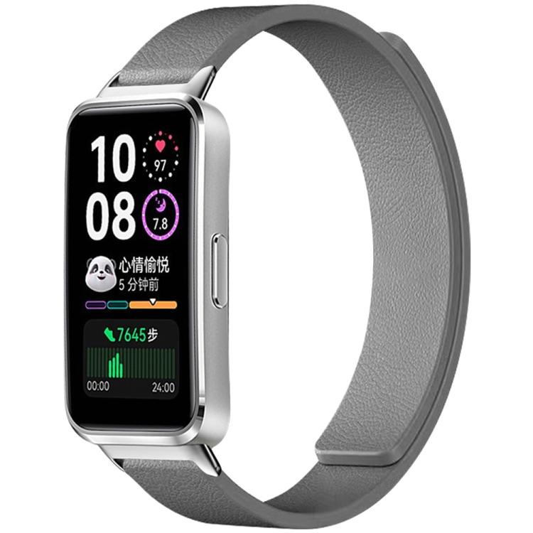 Bracelet de montre magnétique en silicone à texture litchi xDfind, For Huawei Watch Fit4 / Fit4 Pro / Fit3, For Huawei Band 10 / 9 / 8
