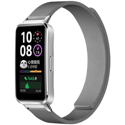 Bracelet de montre magnétique en silicone à texture litchi xDfind, For Huawei Watch Fit4 / Fit4 Pro / Fit3, For Huawei Band 10 / 9 / 8