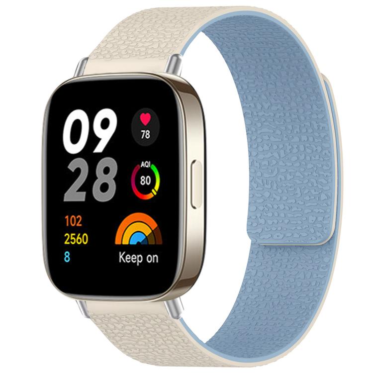 Bracelet de montre magnétique en silicone à texture litchi xDfind, For Xiaomi Band 10 Pro/9 Pro/Redmi Watch 6/5/4, For Xiaomi Smart Bnad 10 / 9 / 8, For Redmi Watch 3 Active/Watch 3 Lite, For Redmi Watch 3