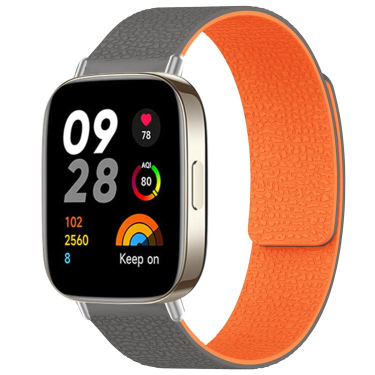 Bracelet de montre magnétique en silicone à texture litchi xDfind, For Xiaomi Band 10 Pro/9 Pro/Redmi Watch 6/5/4, For Xiaomi Smart Bnad 10 / 9 / 8, For Redmi Watch 3 Active/Watch 3 Lite, For Redmi Watch 3
