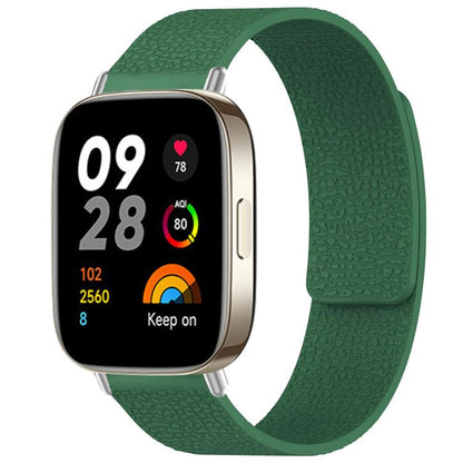 Bracelet de montre magnétique en silicone à texture litchi xDfind, For Xiaomi Band 10 Pro/9 Pro/Redmi Watch 6/5/4, For Xiaomi Smart Bnad 10 / 9 / 8, For Redmi Watch 3 Active/Watch 3 Lite, For Redmi Watch 3
