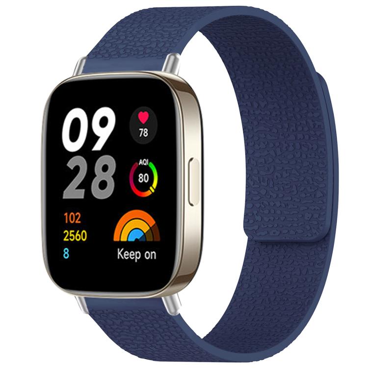 Bracelet de montre magnétique en silicone à texture litchi xDfind, For Xiaomi Band 10 Pro/9 Pro/Redmi Watch 6/5/4, For Xiaomi Smart Bnad 10 / 9 / 8, For Redmi Watch 3 Active/Watch 3 Lite, For Redmi Watch 3