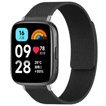 Bracelet de montre magnétique en silicone à texture litchi xDfind, For Xiaomi Band 10 Pro/9 Pro/Redmi Watch 6/5/4, For Xiaomi Smart Bnad 10 / 9 / 8, For Redmi Watch 3 Active/Watch 3 Lite, For Redmi Watch 3