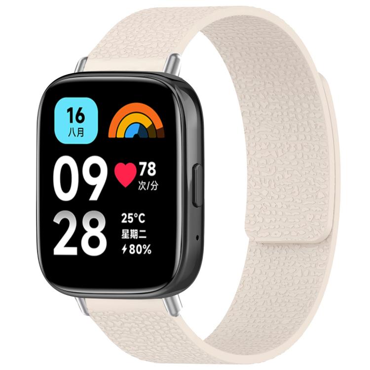 Bracelet de montre magnétique en silicone à texture litchi xDfind, For Xiaomi Band 10 Pro/9 Pro/Redmi Watch 6/5/4, For Xiaomi Smart Bnad 10 / 9 / 8, For Redmi Watch 3 Active/Watch 3 Lite, For Redmi Watch 3
