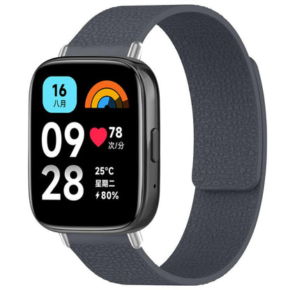 Bracelet de montre magnétique en silicone à texture litchi xDfind, For Xiaomi Band 10 Pro/9 Pro/Redmi Watch 6/5/4, For Xiaomi Smart Bnad 10 / 9 / 8, For Redmi Watch 3 Active/Watch 3 Lite, For Redmi Watch 3