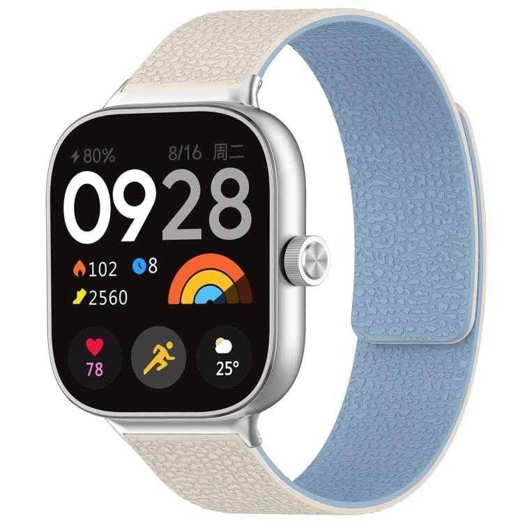 Bracelet de montre magnétique en silicone à texture litchi xDfind, For Xiaomi Band 10 Pro/9 Pro/Redmi Watch 6/5/4, For Xiaomi Smart Bnad 10 / 9 / 8, For Redmi Watch 3 Active/Watch 3 Lite, For Redmi Watch 3