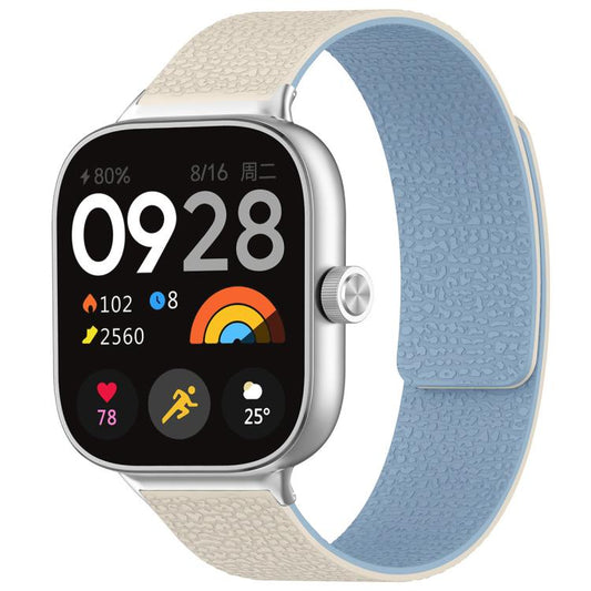 Bracelet de montre magnétique en silicone à texture litchi xDfind, For Xiaomi Band 10 Pro/9 Pro/Redmi Watch 6/5/4, For Xiaomi Smart Bnad 10 / 9 / 8, For Redmi Watch 3 Active/Watch 3 Lite, For Redmi Watch 3