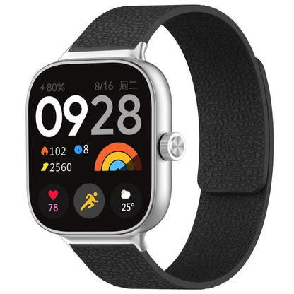 Bracelet de montre magnétique en silicone à texture litchi xDfind, For Xiaomi Band 10 Pro/9 Pro/Redmi Watch 6/5/4, For Xiaomi Smart Bnad 10 / 9 / 8, For Redmi Watch 3 Active/Watch 3 Lite, For Redmi Watch 3