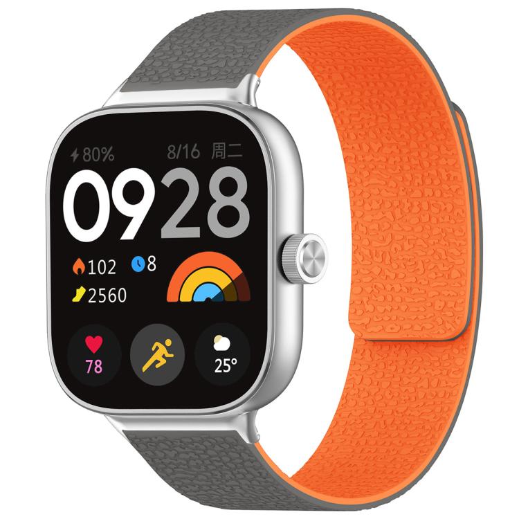 Bracelet de montre magnétique en silicone à texture litchi xDfind, For Xiaomi Band 10 Pro/9 Pro/Redmi Watch 6/5/4, For Xiaomi Smart Bnad 10 / 9 / 8, For Redmi Watch 3 Active/Watch 3 Lite, For Redmi Watch 3