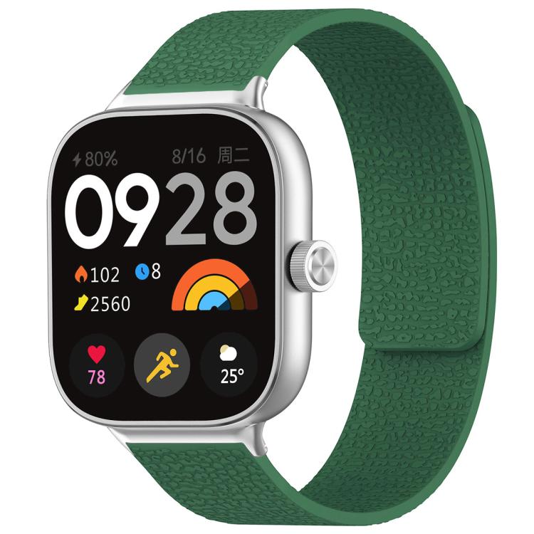 Bracelet de montre magnétique en silicone à texture litchi xDfind, For Xiaomi Band 10 Pro/9 Pro/Redmi Watch 6/5/4, For Xiaomi Smart Bnad 10 / 9 / 8, For Redmi Watch 3 Active/Watch 3 Lite, For Redmi Watch 3