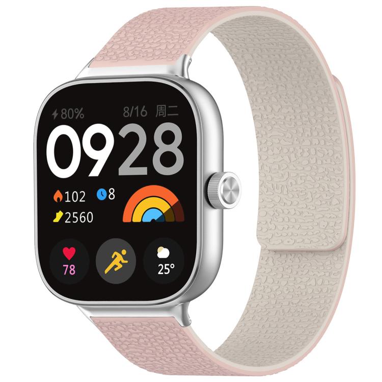 Bracelet de montre magnétique en silicone à texture litchi xDfind, For Xiaomi Band 10 Pro/9 Pro/Redmi Watch 6/5/4, For Xiaomi Smart Bnad 10 / 9 / 8, For Redmi Watch 3 Active/Watch 3 Lite, For Redmi Watch 3