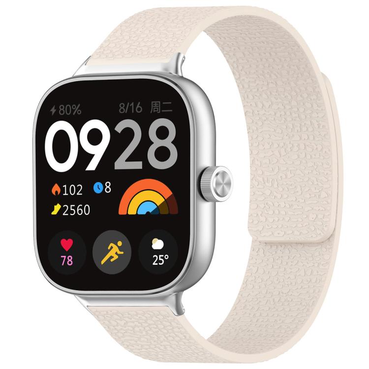 Bracelet de montre magnétique en silicone à texture litchi xDfind, For Xiaomi Band 10 Pro/9 Pro/Redmi Watch 6/5/4, For Xiaomi Smart Bnad 10 / 9 / 8, For Redmi Watch 3 Active/Watch 3 Lite, For Redmi Watch 3