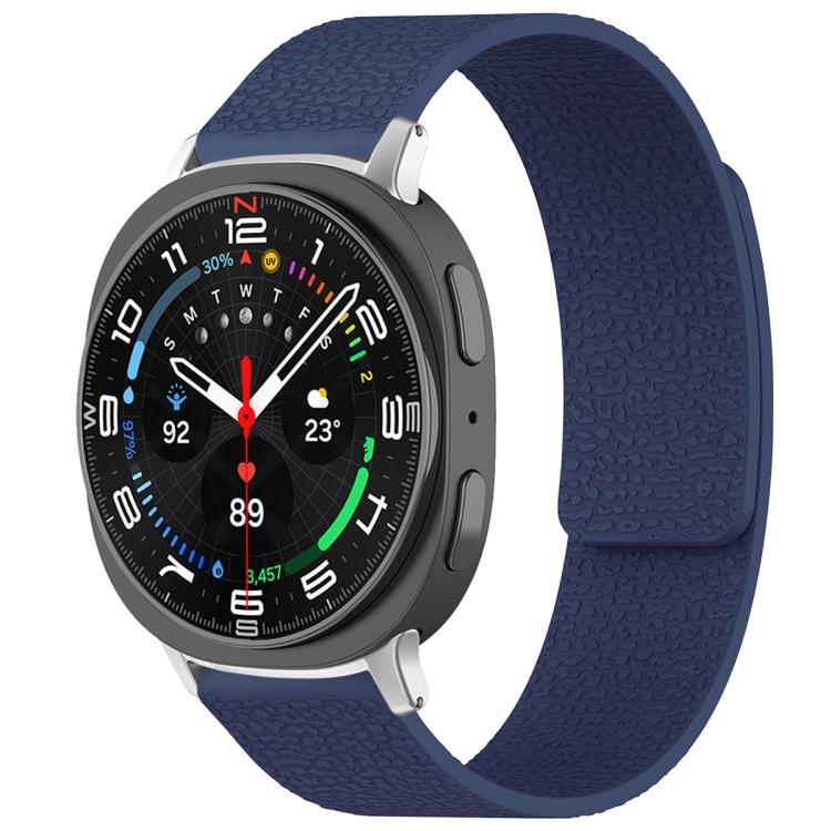 Bracelet de montre magnétique en silicone à texture litchi xDfind, For Samsung Galaxy Watch Ultra/Ultra 2025, For Samsung Galaxy Watch8 / 8 Classic, For Samsung Galaxy Watch 7 / 6 / 5 / FE, For Samsung Galaxy Fit3 SM-R390