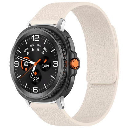 Bracelet de montre magnétique en silicone à texture litchi xDfind, For Samsung Galaxy Watch Ultra/Ultra 2025, For Samsung Galaxy Watch8 / 8 Classic, For Samsung Galaxy Watch 7 / 6 / 5 / FE, For Samsung Galaxy Fit3 SM-R390