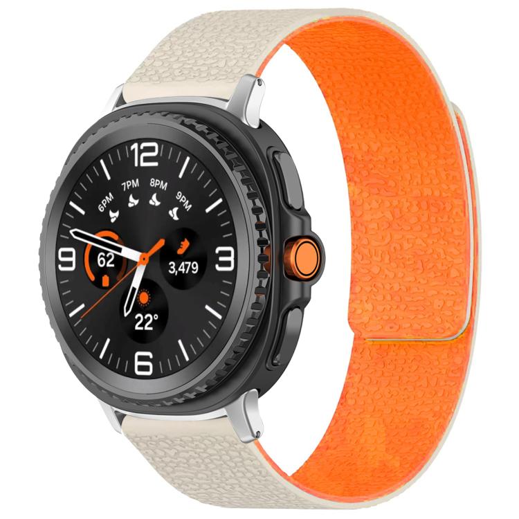 Bracelet de montre magnétique en silicone à texture litchi xDfind, For Samsung Galaxy Watch Ultra/Ultra 2025, For Samsung Galaxy Watch8 / 8 Classic, For Samsung Galaxy Watch 7 / 6 / 5 / FE, For Samsung Galaxy Fit3 SM-R390