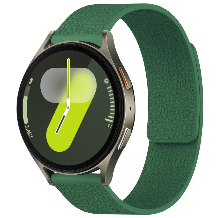 Bracelet de montre magnétique en silicone à texture litchi xDfind, For Samsung Galaxy Watch Ultra/Ultra 2025, For Samsung Galaxy Watch8 / 8 Classic, For Samsung Galaxy Watch 7 / 6 / 5 / FE, For Samsung Galaxy Fit3 SM-R390