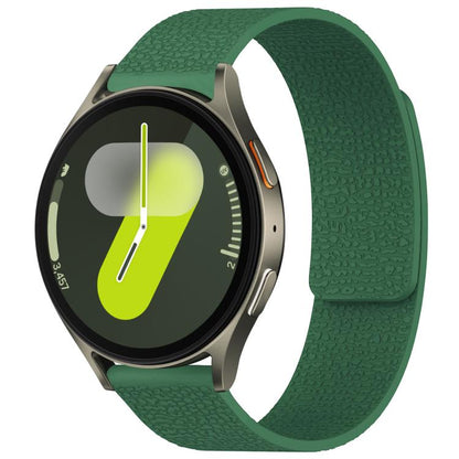 Bracelet de montre magnétique en silicone à texture litchi xDfind, For Samsung Galaxy Watch Ultra/Ultra 2025, For Samsung Galaxy Watch8 / 8 Classic, For Samsung Galaxy Watch 7 / 6 / 5 / FE, For Samsung Galaxy Fit3 SM-R390