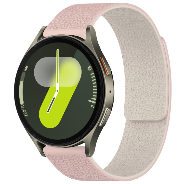 Bracelet de montre magnétique en silicone à texture litchi xDfind, For Samsung Galaxy Watch Ultra/Ultra 2025, For Samsung Galaxy Watch8 / 8 Classic, For Samsung Galaxy Watch 7 / 6 / 5 / FE, For Samsung Galaxy Fit3 SM-R390