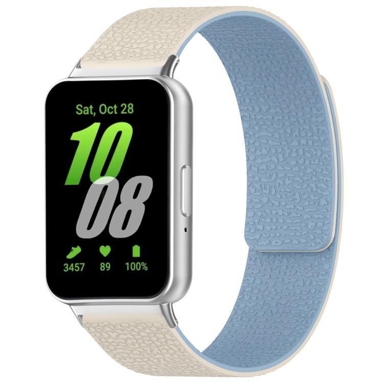 Bracelet de montre magnétique en silicone à texture litchi xDfind, For Samsung Galaxy Watch Ultra/Ultra 2025, For Samsung Galaxy Watch8 / 8 Classic, For Samsung Galaxy Watch 7 / 6 / 5 / FE, For Samsung Galaxy Fit3 SM-R390