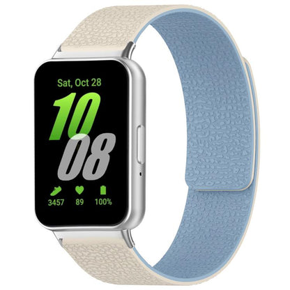 Bracelet de montre magnétique en silicone à texture litchi xDfind, For Samsung Galaxy Watch Ultra/Ultra 2025, For Samsung Galaxy Watch8 / 8 Classic, For Samsung Galaxy Watch 7 / 6 / 5 / FE, For Samsung Galaxy Fit3 SM-R390