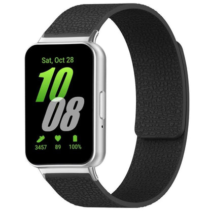 Bracelet de montre magnétique en silicone à texture litchi xDfind, For Samsung Galaxy Watch Ultra/Ultra 2025, For Samsung Galaxy Watch8 / 8 Classic, For Samsung Galaxy Watch 7 / 6 / 5 / FE, For Samsung Galaxy Fit3 SM-R390