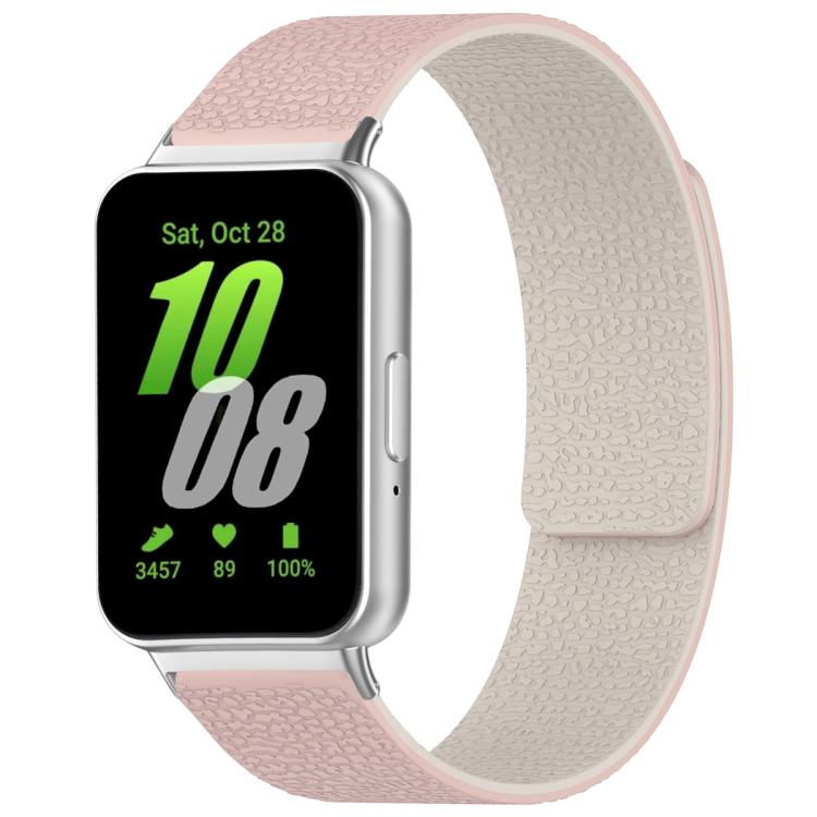 Bracelet de montre magnétique en silicone à texture litchi xDfind, For Samsung Galaxy Watch Ultra/Ultra 2025, For Samsung Galaxy Watch8 / 8 Classic, For Samsung Galaxy Watch 7 / 6 / 5 / FE, For Samsung Galaxy Fit3 SM-R390