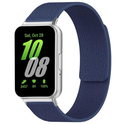 Bracelet de montre magnétique en silicone à texture litchi xDfind, For Samsung Galaxy Watch Ultra/Ultra 2025, For Samsung Galaxy Watch8 / 8 Classic, For Samsung Galaxy Watch 7 / 6 / 5 / FE, For Samsung Galaxy Fit3 SM-R390