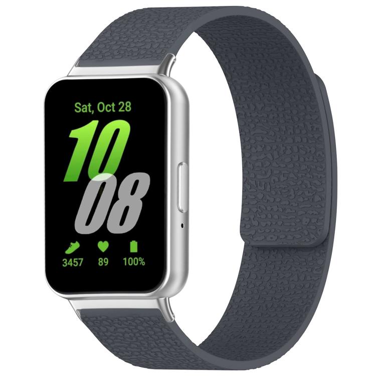 Bracelet de montre magnétique en silicone à texture litchi xDfind, For Samsung Galaxy Watch Ultra/Ultra 2025, For Samsung Galaxy Watch8 / 8 Classic, For Samsung Galaxy Watch 7 / 6 / 5 / FE, For Samsung Galaxy Fit3 SM-R390
