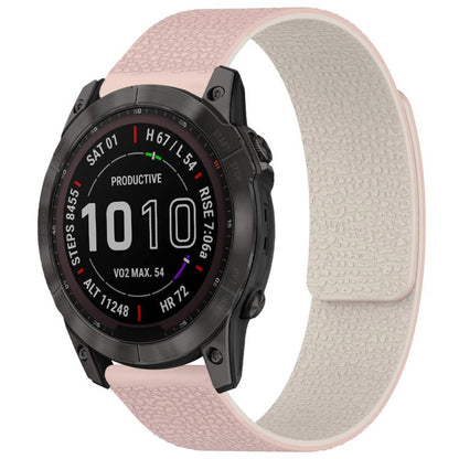 Bracelet de montre magnétique en silicone à texture litchi xDfind, For Garmin Fenix 8/7X/6X/5X 26mm, For Garmin Fenix 8/7/6/5 22mm, For Garmin Fenix 8/7S/6S/5S 20mm, For Garmin Forerunner 45 / 45S / Swim 2 18mm, For Garmin Forerunner 35/30/35J 20mm