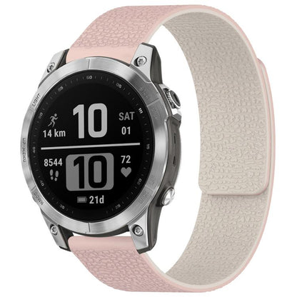 Bracelet de montre magnétique en silicone à texture litchi xDfind, For Garmin Fenix 8/7X/6X/5X 26mm, For Garmin Fenix 8/7/6/5 22mm, For Garmin Fenix 8/7S/6S/5S 20mm, For Garmin Forerunner 45 / 45S / Swim 2 18mm, For Garmin Forerunner 35/30/35J 20mm