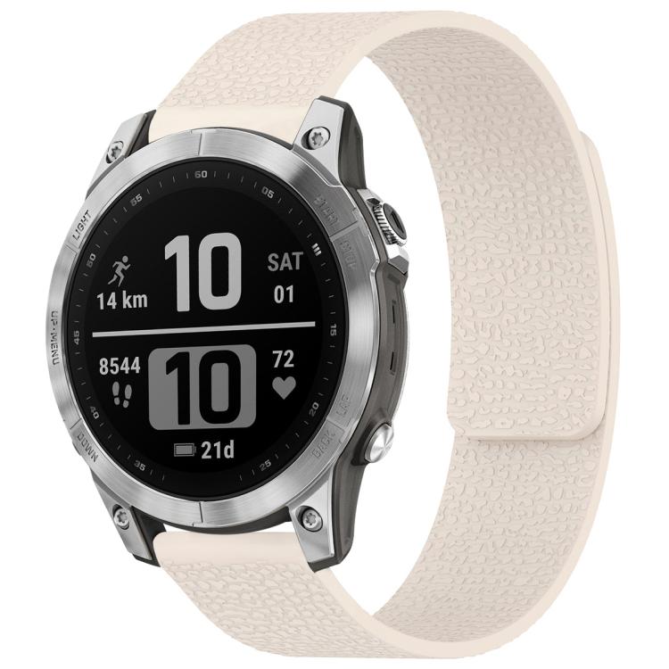 Bracelet de montre magnétique en silicone à texture litchi xDfind, For Garmin Fenix 8/7X/6X/5X 26mm, For Garmin Fenix 8/7/6/5 22mm, For Garmin Fenix 8/7S/6S/5S 20mm, For Garmin Forerunner 45 / 45S / Swim 2 18mm, For Garmin Forerunner 35/30/35J 20mm