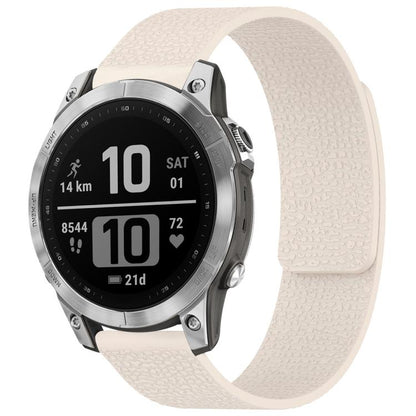 Bracelet de montre magnétique en silicone à texture litchi xDfind, For Garmin Fenix 8/7X/6X/5X 26mm, For Garmin Fenix 8/7/6/5 22mm, For Garmin Fenix 8/7S/6S/5S 20mm, For Garmin Forerunner 45 / 45S / Swim 2 18mm, For Garmin Forerunner 35/30/35J 20mm