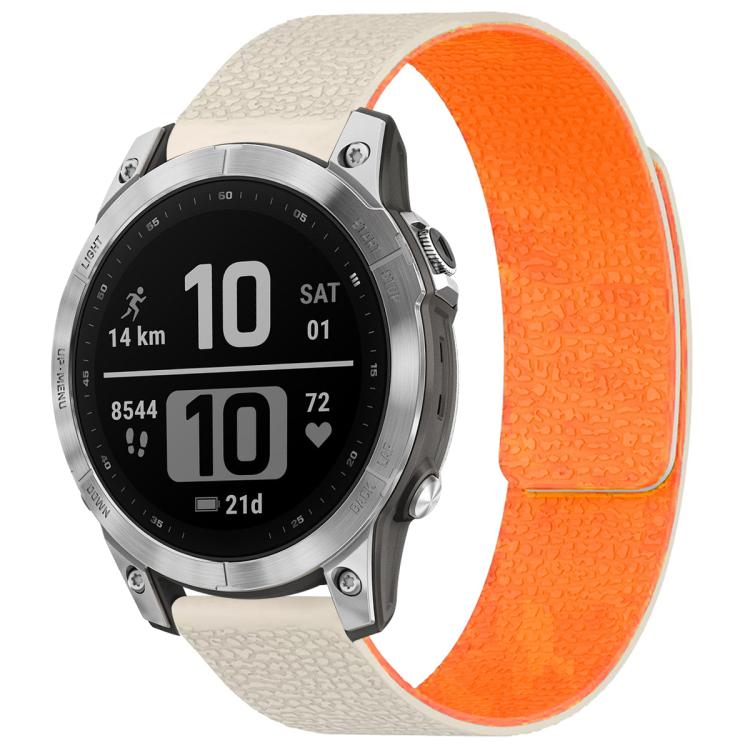 Bracelet de montre magnétique en silicone à texture litchi xDfind, For Garmin Fenix 8/7X/6X/5X 26mm, For Garmin Fenix 8/7/6/5 22mm, For Garmin Fenix 8/7S/6S/5S 20mm, For Garmin Forerunner 45 / 45S / Swim 2 18mm, For Garmin Forerunner 35/30/35J 20mm
