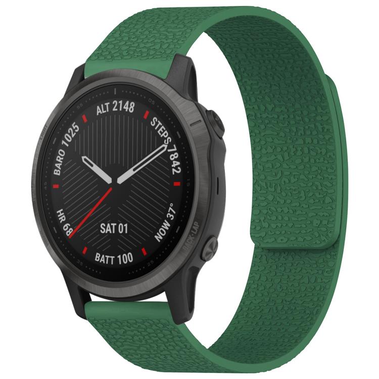 Bracelet de montre magnétique en silicone à texture litchi xDfind, For Garmin Fenix 8/7X/6X/5X 26mm, For Garmin Fenix 8/7/6/5 22mm, For Garmin Fenix 8/7S/6S/5S 20mm, For Garmin Forerunner 45 / 45S / Swim 2 18mm, For Garmin Forerunner 35/30/35J 20mm