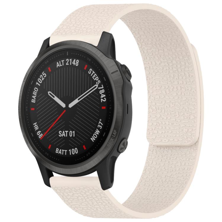 Bracelet de montre magnétique en silicone à texture litchi xDfind, For Garmin Fenix 8/7X/6X/5X 26mm, For Garmin Fenix 8/7/6/5 22mm, For Garmin Fenix 8/7S/6S/5S 20mm, For Garmin Forerunner 45 / 45S / Swim 2 18mm, For Garmin Forerunner 35/30/35J 20mm