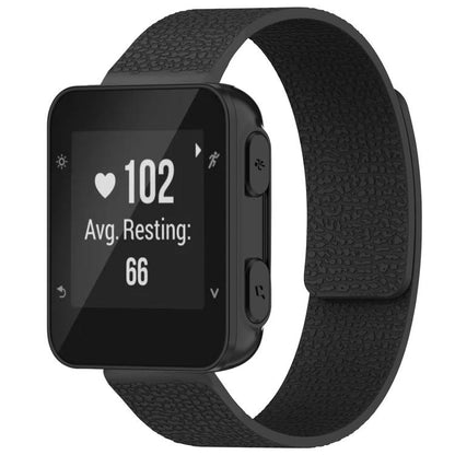 Bracelet de montre magnétique en silicone à texture litchi xDfind, For Garmin Fenix 8/7X/6X/5X 26mm, For Garmin Fenix 8/7/6/5 22mm, For Garmin Fenix 8/7S/6S/5S 20mm, For Garmin Forerunner 45 / 45S / Swim 2 18mm, For Garmin Forerunner 35/30/35J 20mm