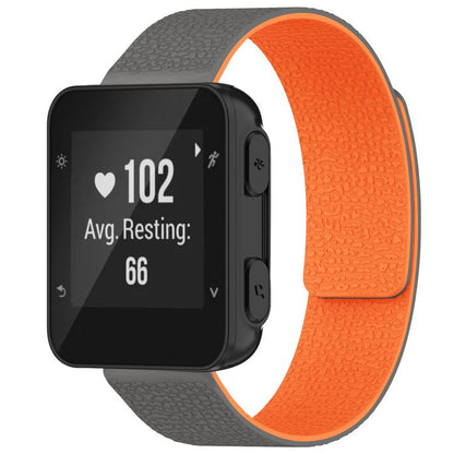 Bracelet de montre magnétique en silicone à texture litchi xDfind, For Garmin Fenix 8/7X/6X/5X 26mm, For Garmin Fenix 8/7/6/5 22mm, For Garmin Fenix 8/7S/6S/5S 20mm, For Garmin Forerunner 45 / 45S / Swim 2 18mm, For Garmin Forerunner 35/30/35J 20mm