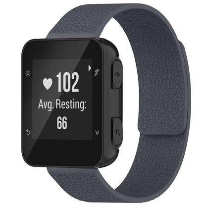 Bracelet de montre magnétique en silicone à texture litchi xDfind, For Garmin Fenix 8/7X/6X/5X 26mm, For Garmin Fenix 8/7/6/5 22mm, For Garmin Fenix 8/7S/6S/5S 20mm, For Garmin Forerunner 45 / 45S / Swim 2 18mm, For Garmin Forerunner 35/30/35J 20mm