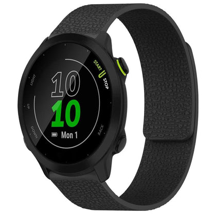 Bracelet de montre magnétique en silicone à texture litchi xDfind, For Garmin Fenix 8/7X/6X/5X 26mm, For Garmin Fenix 8/7/6/5 22mm, For Garmin Fenix 8/7S/6S/5S 20mm, For Garmin Forerunner 45 / 45S / Swim 2 18mm, For Garmin Forerunner 35/30/35J 20mm