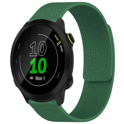 Bracelet de montre magnétique en silicone à texture litchi xDfind, For Garmin Fenix 8/7X/6X/5X 26mm, For Garmin Fenix 8/7/6/5 22mm, For Garmin Fenix 8/7S/6S/5S 20mm, For Garmin Forerunner 45 / 45S / Swim 2 18mm, For Garmin Forerunner 35/30/35J 20mm