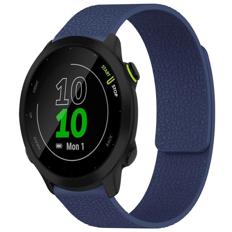 Bracelet de montre magnétique en silicone à texture litchi xDfind, For Garmin Fenix 8/7X/6X/5X 26mm, For Garmin Fenix 8/7/6/5 22mm, For Garmin Fenix 8/7S/6S/5S 20mm, For Garmin Forerunner 45 / 45S / Swim 2 18mm, For Garmin Forerunner 35/30/35J 20mm