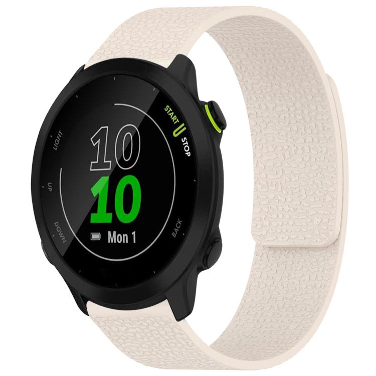 Bracelet de montre magnétique en silicone à texture litchi xDfind, For Garmin Fenix 8/7X/6X/5X 26mm, For Garmin Fenix 8/7/6/5 22mm, For Garmin Fenix 8/7S/6S/5S 20mm, For Garmin Forerunner 45 / 45S / Swim 2 18mm, For Garmin Forerunner 35/30/35J 20mm