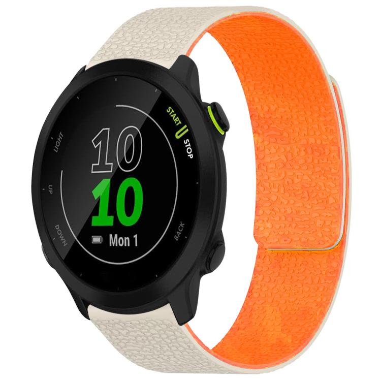 Bracelet de montre magnétique en silicone à texture litchi xDfind, For Garmin Fenix 8/7X/6X/5X 26mm, For Garmin Fenix 8/7/6/5 22mm, For Garmin Fenix 8/7S/6S/5S 20mm, For Garmin Forerunner 45 / 45S / Swim 2 18mm, For Garmin Forerunner 35/30/35J 20mm