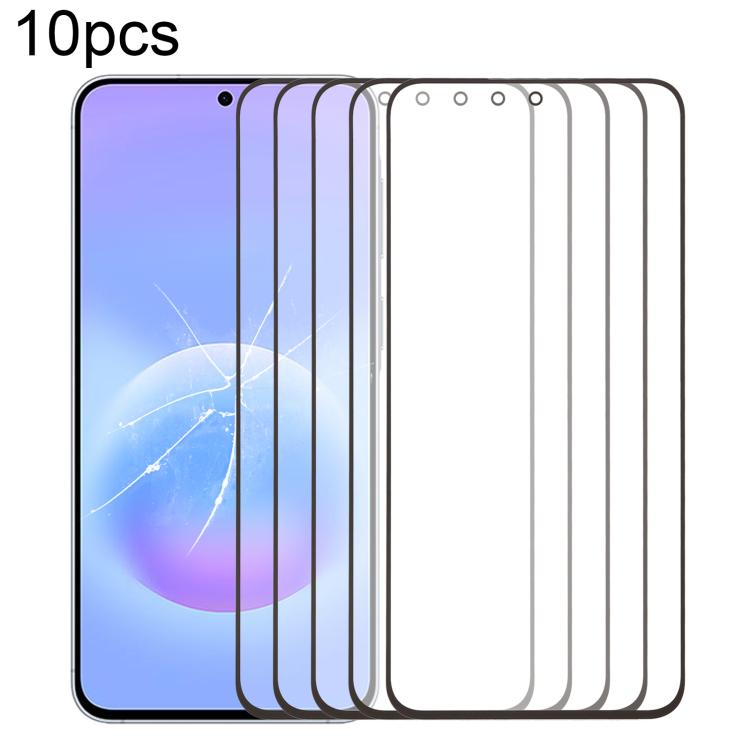 10pcs Front Screen Outer Glass Lens with OCA Optically Clear Adhesive
