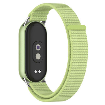 Bracelet de montre xDfind en nylon tressé avec connecteur métallique, For Xiaomi Smart Band 10 / 9 / 8 / NFC