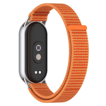 Bracelet de montre xDfind en nylon tressé avec connecteur métallique, For Xiaomi Smart Band 10 / 9 / 8 / NFC
