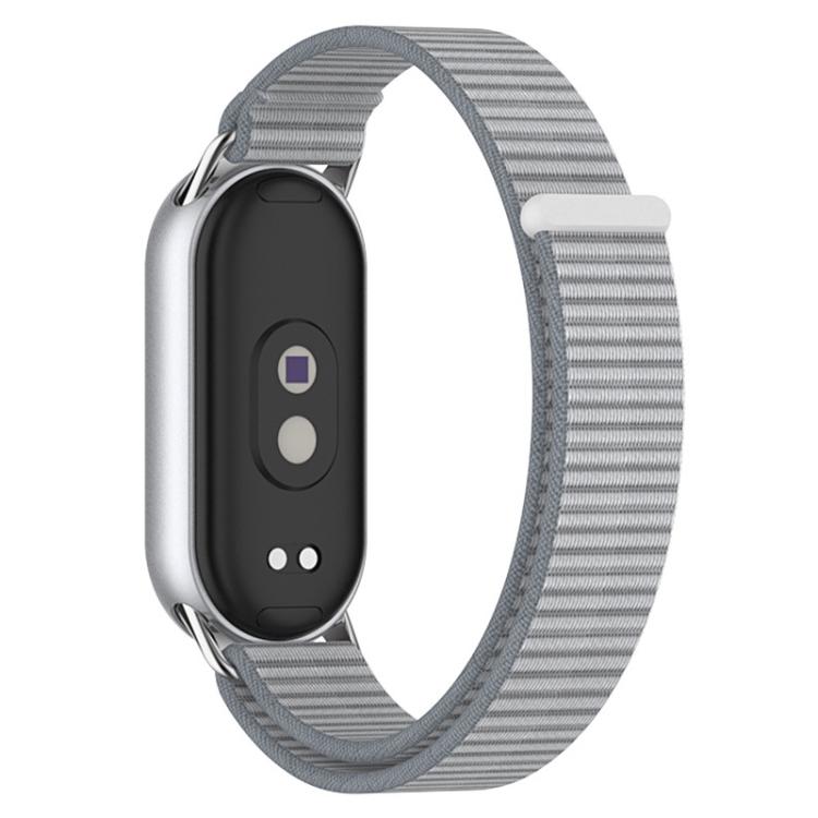Bracelet de montre xDfind en nylon tressé avec connecteur métallique, For Xiaomi Smart Band 10 / 9 / 8 / NFC
