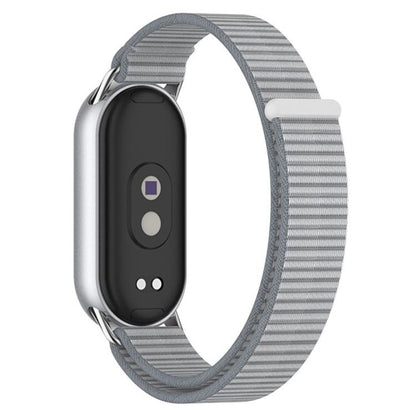 Bracelet de montre xDfind en nylon tressé avec connecteur métallique, For Xiaomi Smart Band 10 / 9 / 8 / NFC