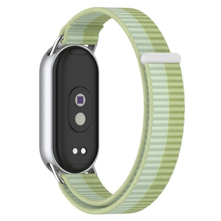 Bracelet de montre xDfind en nylon tressé avec connecteur métallique, For Xiaomi Smart Band 10 / 9 / 8 / NFC